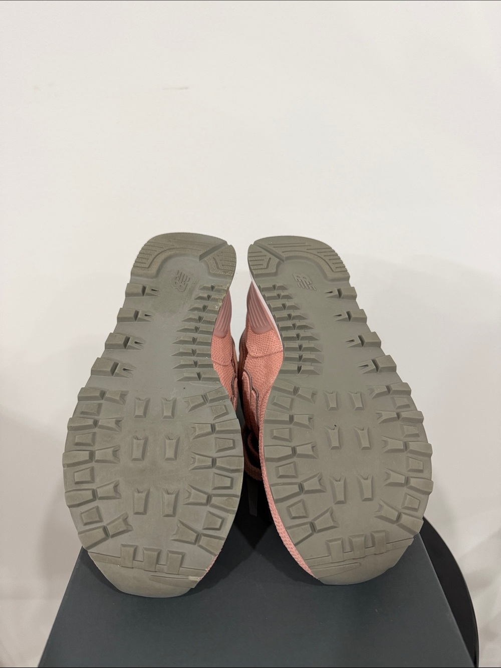 New Balance Sparkly Rosé Pink Sneakers - Picture 5 of 8